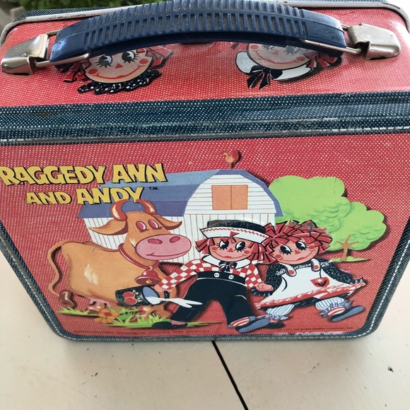 Vintage Rare Raggedy Ann & Andy lunch box 1973 - Picture 8 of 8
